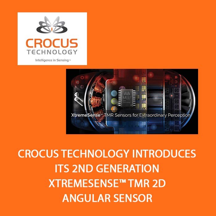 Crocus Technology Introduces its 2nd Generation XtremeSense™ TMR 2D Angular Sensor